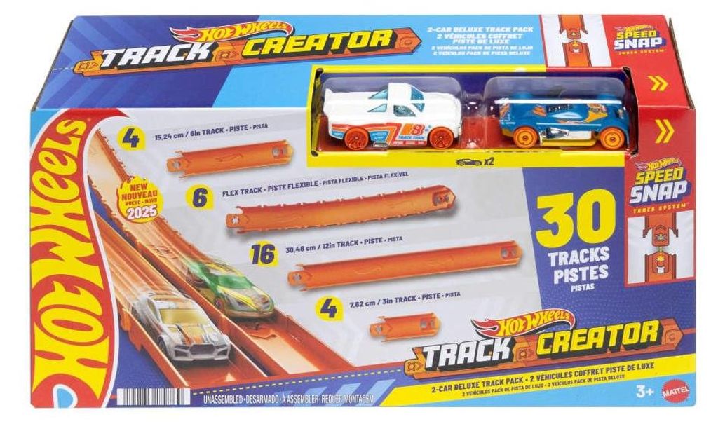 Hot Wheels Track Builder Track Creator Deluxe-Trackset mit Produktbild 