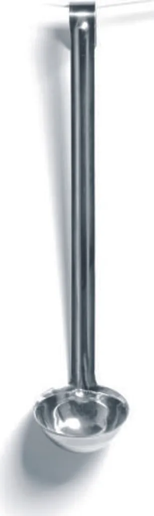 Mestolo in acciaio inox 304 con manico lungo, mestolo da zuppa per uso domestico, cucchiaio da minestra, gadget da cucina, cucchiai da zuppa per cucinare salse (A