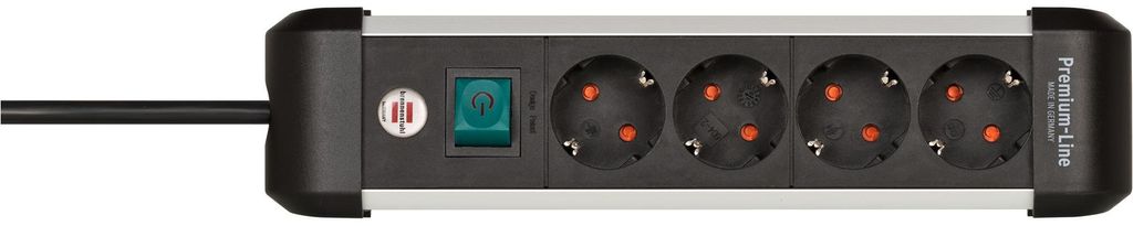 Brennenstuhl 1391030400 przedłużacz 1,8 m 4 gniazda AC do Zdjęcie produktu 