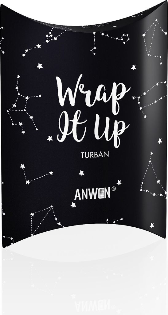 ANWEN Wrap It Up Haar-Turban Schwarz