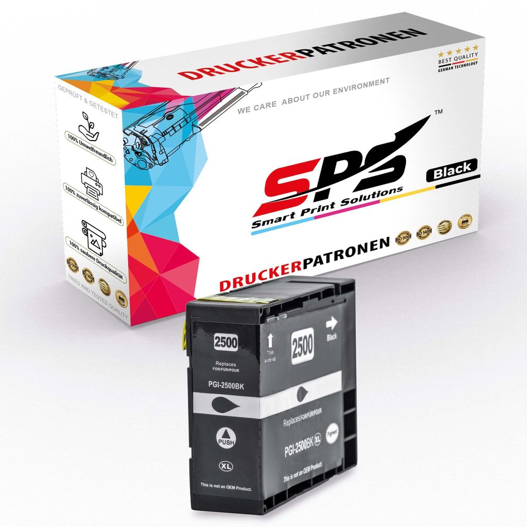 PGI-2500XLBK Tintenpatrone Kompatibel für Canon MAXIFY MB 5150 | 1x Schwarz