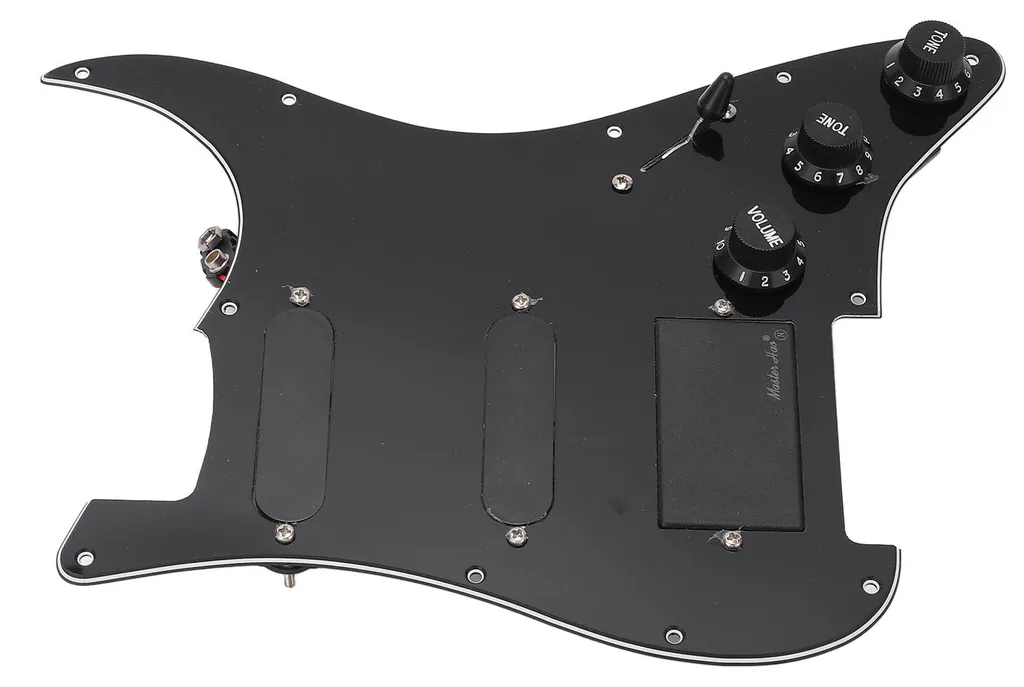 Kit micros guitare SSH actifs avec capots et vis de montage - Noir