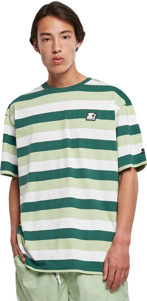 Starter Black Label Sun Stripes Oversize Kurzarm-t-shirt Grün M Mann Grün M