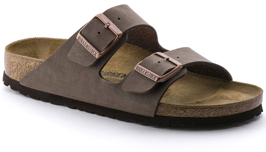 Birkenstock Arizona Herren-Pantoletten in Braun – schmale Produktbild 