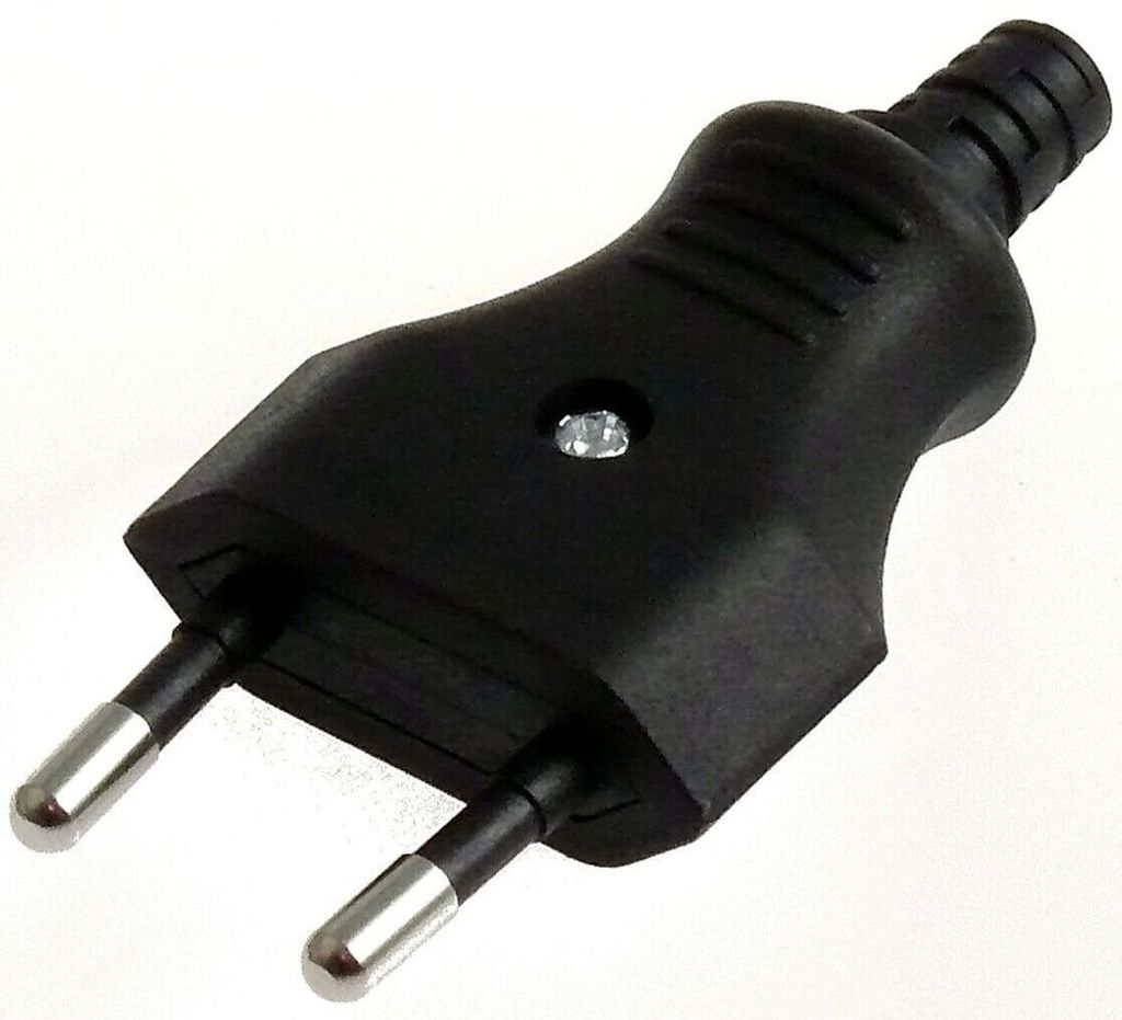 Eurostecker Eurokupplung 2-polig Flach Europa Stecker / Produktbild 