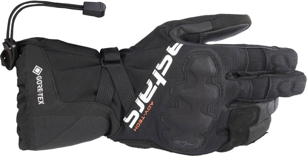 Alpinestars XT-5 Gore-Tex wasserdichte Motorrad Handschuhe, schwarz, M
