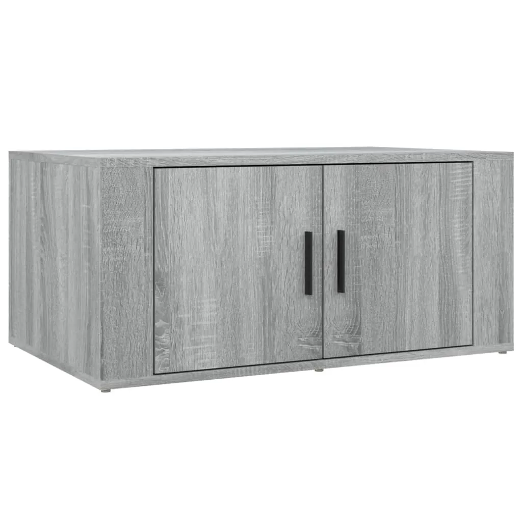 SYFAX™ Tavolino da Salotto Grigio Sonoma 80x50x36 cm Legno Multistrato
