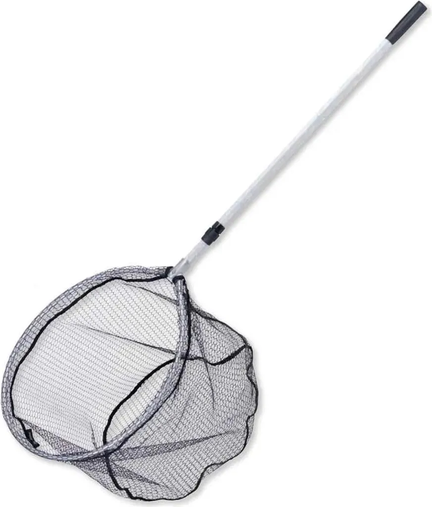 Épuisette Kali Kunnan Rubber 60x50 Maille Caoutchouc Grise Durable