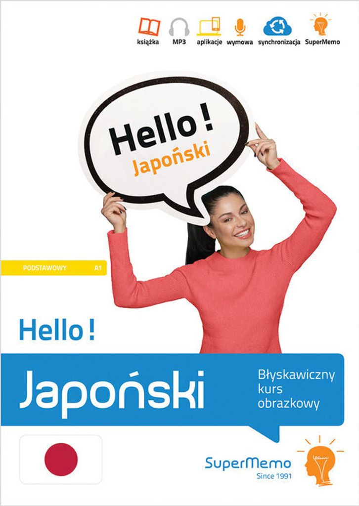 Hello! Japoński Błyskawiczny kurs obrazkowy (poziom podstawowy A1) - Natalia Wajda (Fremdsprachen: Japanisch auf Polnisch)