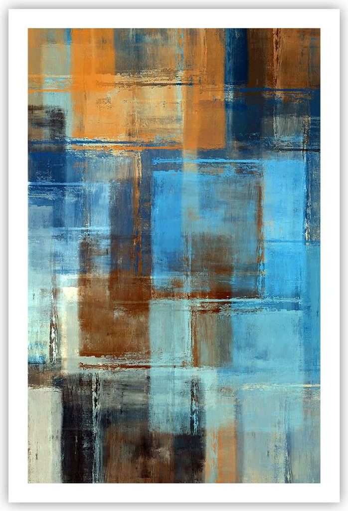 Poster - Poster ohne Rahmen - Abstraktion modern - 61x91,5 cm - Wand Bild - Wanddeko - Wandbilder - Kunstposter - Wandposter - Bilder - Kunstdruck ...