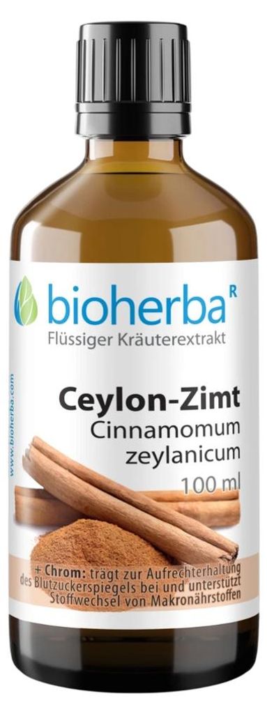 Cejlonská skořice kapky – tinktura – 100 ml – Bioherba Obrázek produktu 