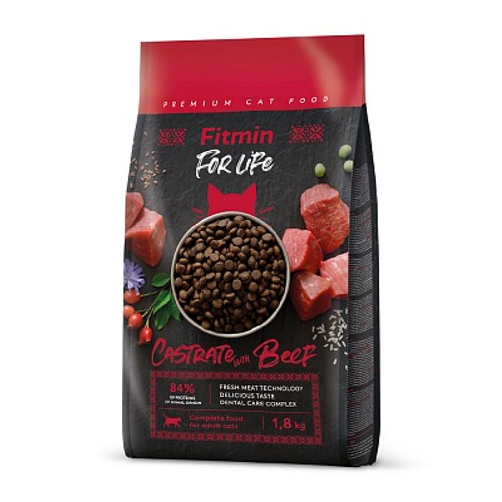 Fitmin For Life Castrate Beef 1,8kg - mit Rindfleisch