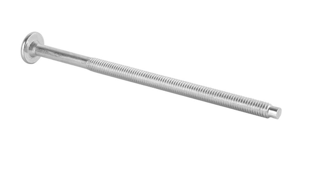 Flachkopfschrauben M6 Möbelschrauben Möbelverbinder 110mm Produktbild 4