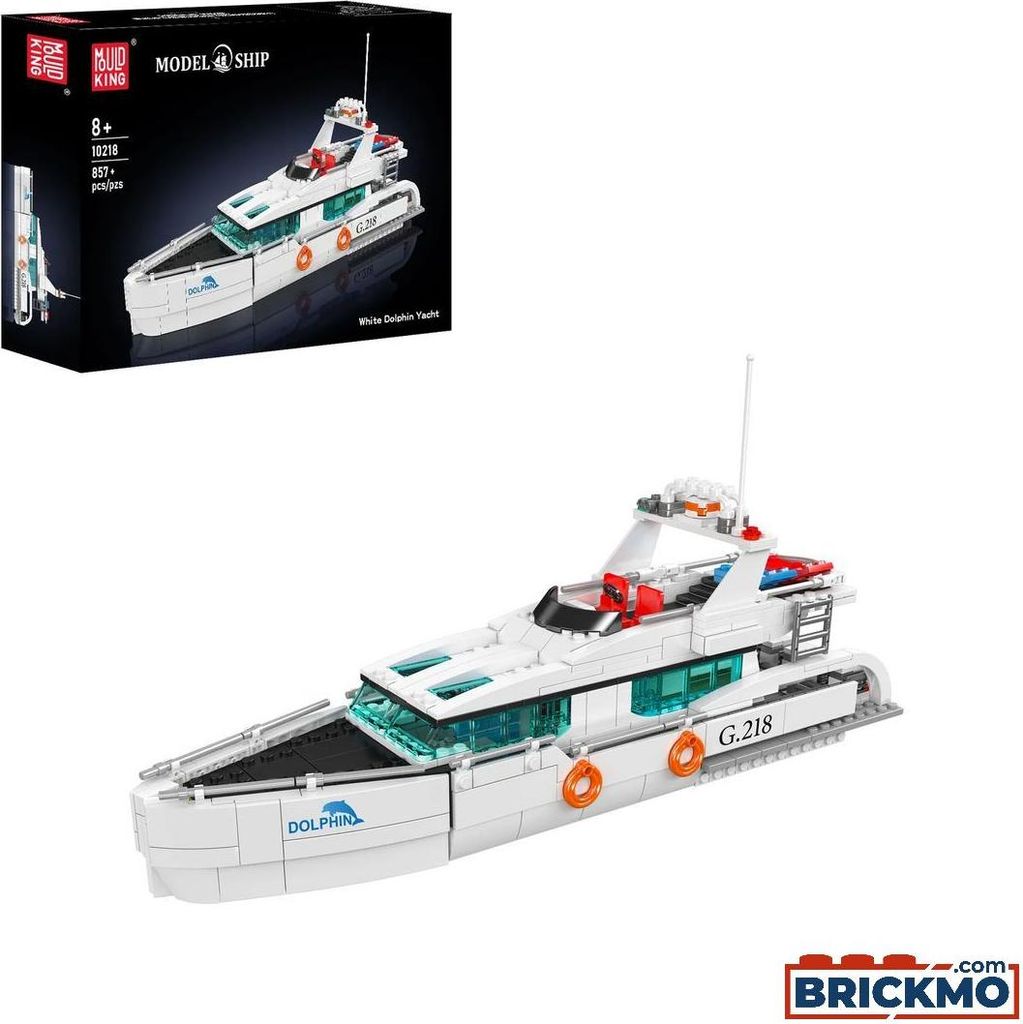 Mould King Yacht Weißer Delfin 10218
