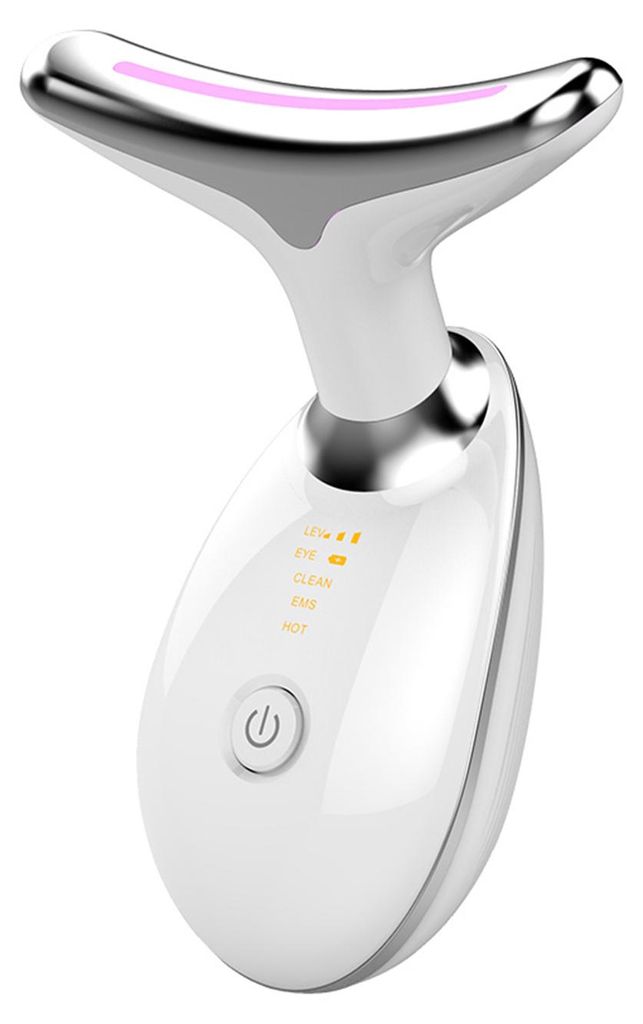 Beauty Neck Instrument, Halspflege-, Gesichts- und Nackenmassagegerät, Anti-Falten-Gerät, Photon Tender Hautpflegegerät zur Straffung und Reduzi...