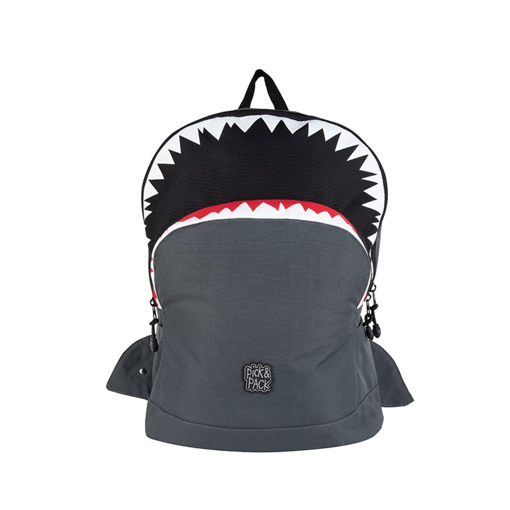 Pick & Pack Rucksack Shark Shape Backpack 21L Anthracite anthrazit