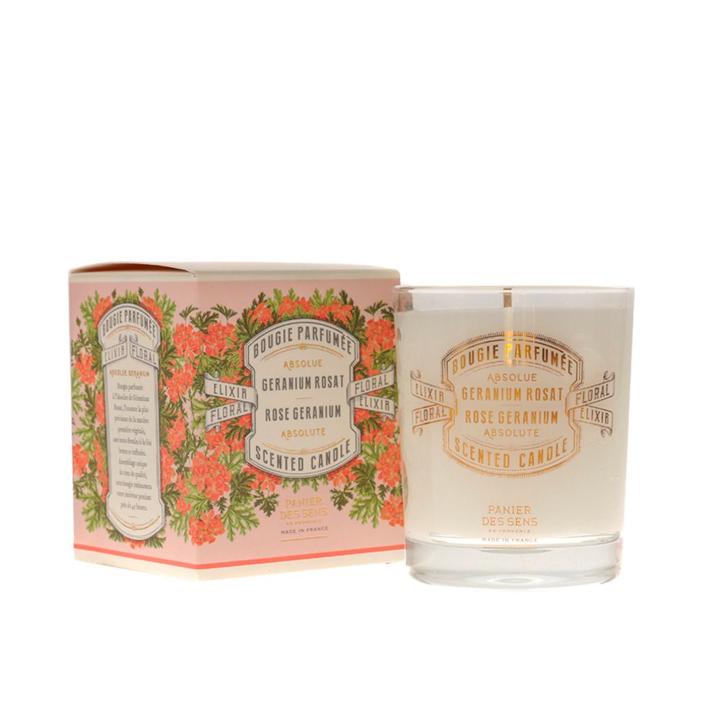 Panier des Sens Duftkerze Rosengeranie - 180G