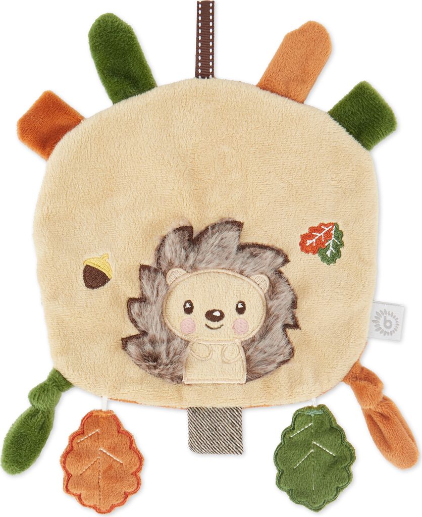 Bieco Knistertuch Baby Igel | Schmusetuch Baby mit Knistereffekt | Schnuffeltuch Baby Junge und Mädchen | Baby Greifling Knisterspielzeug Baby | K...