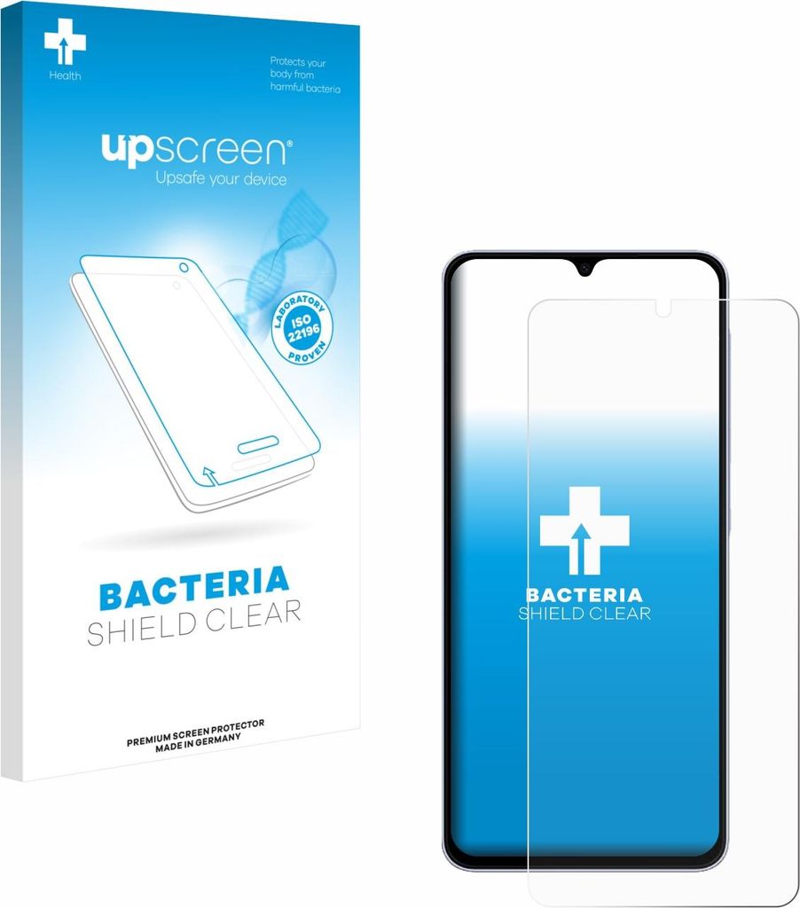 upscreen Schutzfolie für Samsung Galaxy A07 4G Displayschutz Displayschutzfolie Folie Klar antibakteriell