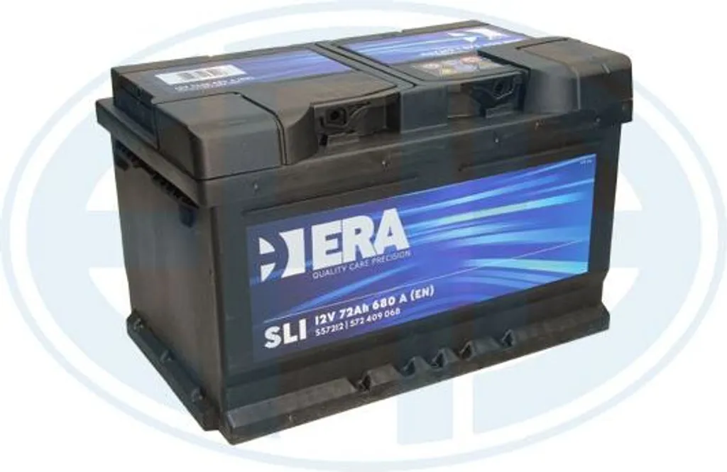 Batterie de Démarrage 12V 72Ah ERA S57212 pour Berlines et Breaks