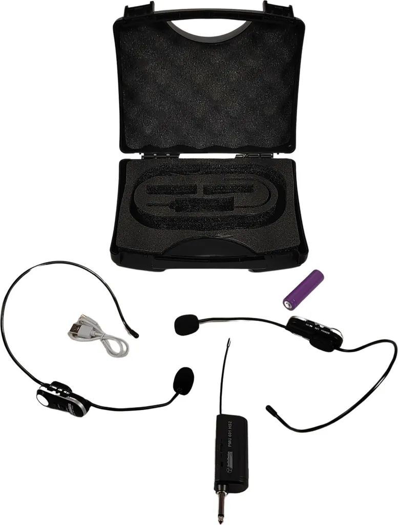 Micro pour conférence AudioDesign PMU 601 HS2 double serre-tête Jack - 2