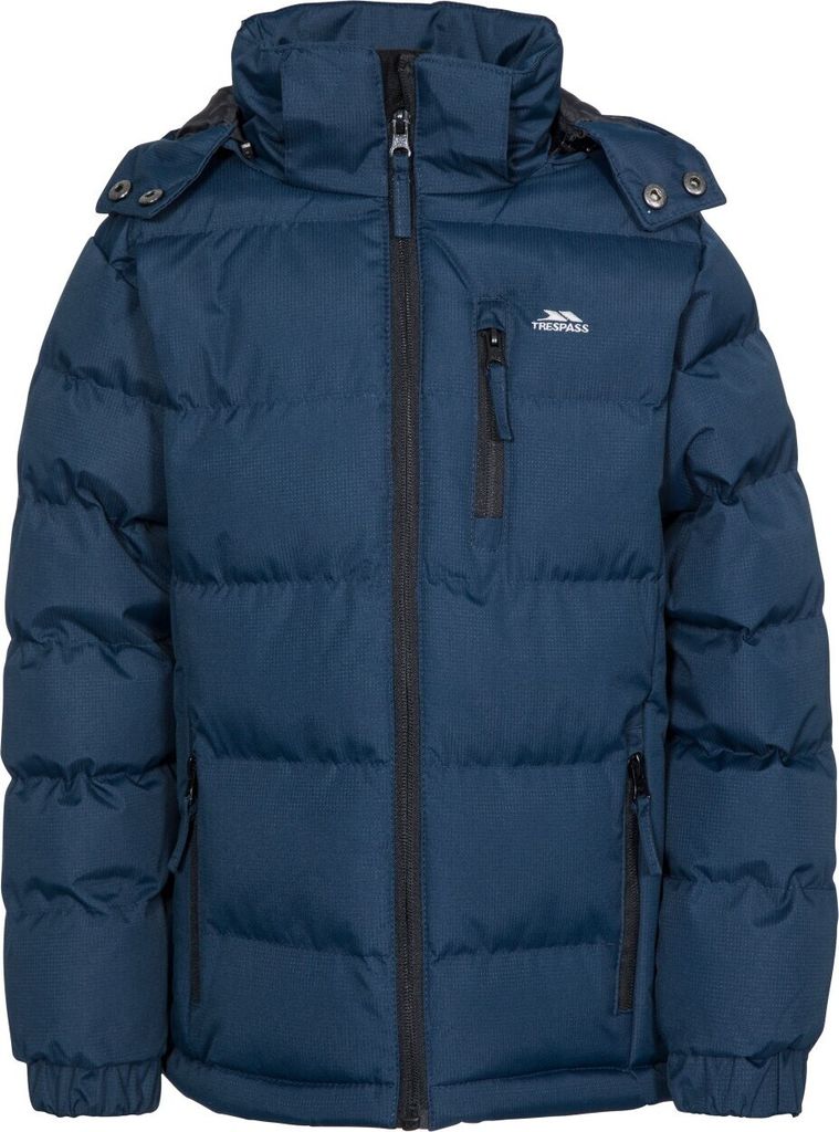 Trespass Jungen Tuff Winterjacke / Steppjacke TP906 (140 (9-10 Jahre)) (Marineblau)
