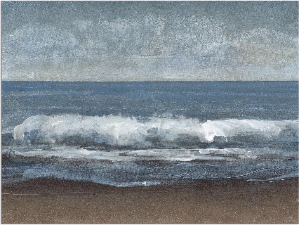 ARTland Wandbild Alu für Innen & Outdoor Schleichendes Grau I Größe: 80x60 cm