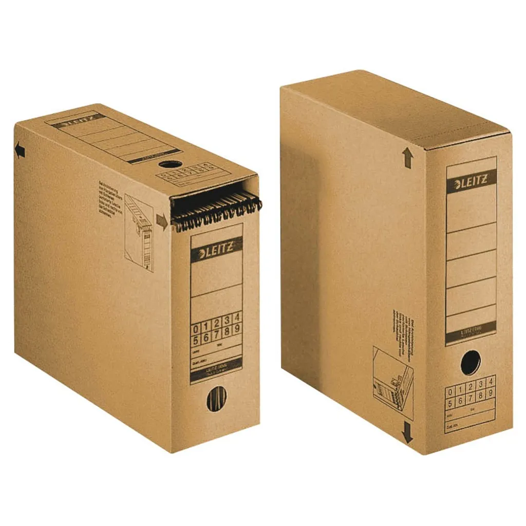 Leitz 6086-00-00 Archivboxen A4 Set da 10 | Scatole Archivio Premium