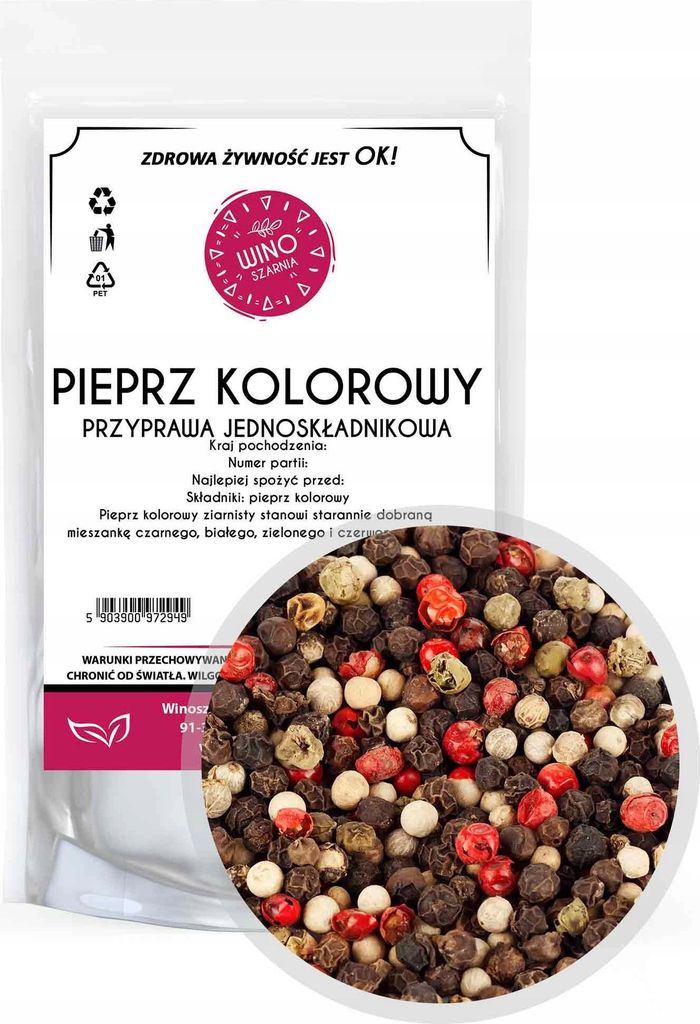 Farbige Pfefferkörner - 500g Produktbild 