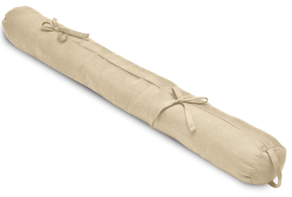 Beautissu Viento Zugluftstopper 120cm, 120x10cm, Creme