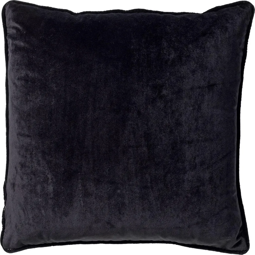 Coussin Décoratif Finn 45x45 cm Noir Raven - Accessoire Maison Chic