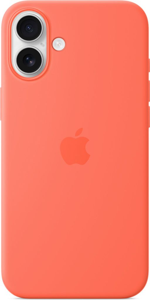 iPhone 16 Silicone Case with MagSafe - Tangerine Produktbild 