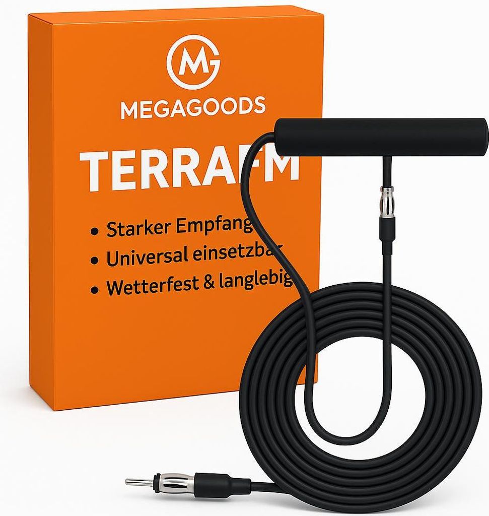 Auto FM Antenne 3M Signalverstärker Universal für PKW Boot RV DE.