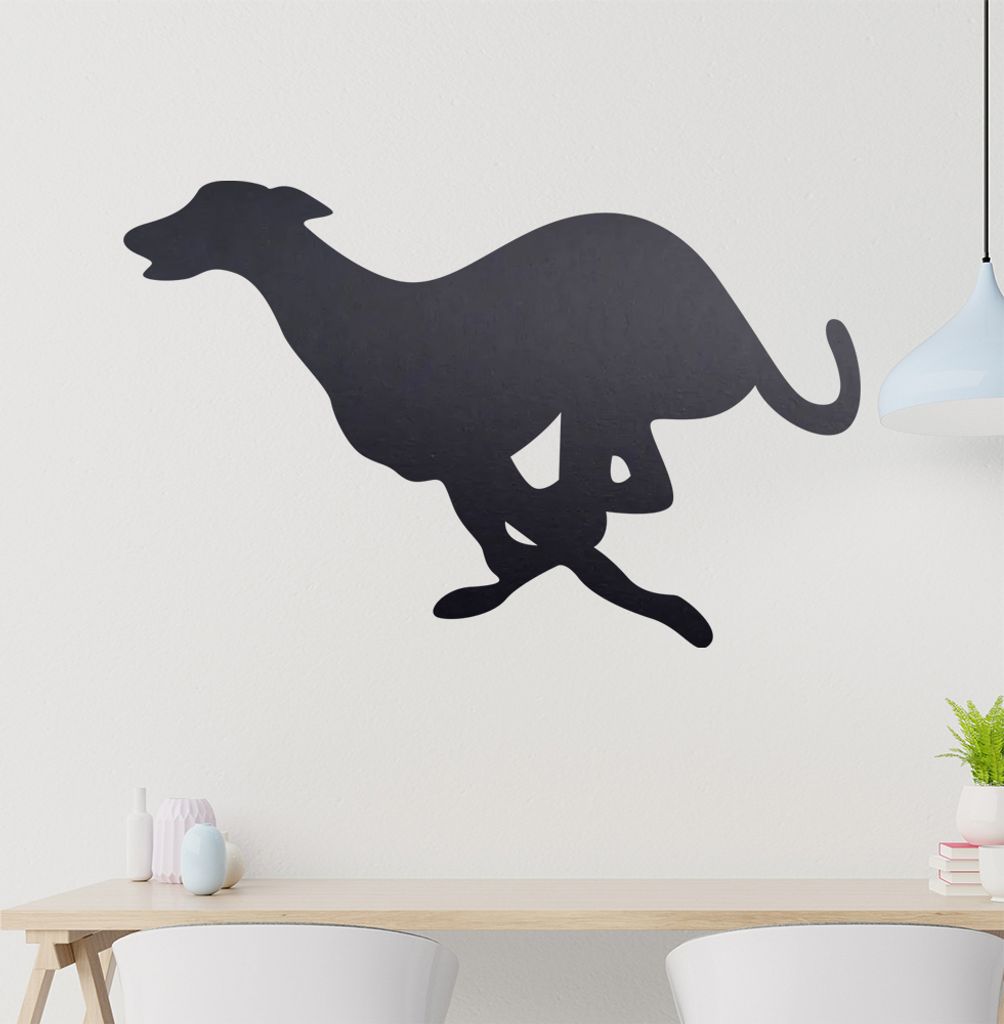 Windhund Wandtattoo in 6 Größen - Wandaufkleber Wall Sticker - Dekoration, Küche, Wohnzimmer, Schlafzimmer, Badezimmer