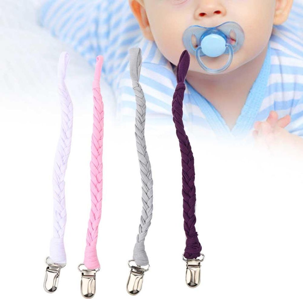 DIY Nippel-Clip-Kette Anti-verlorene Flaschenleine Säuglingssicherheit Schnullerhalter(#1)