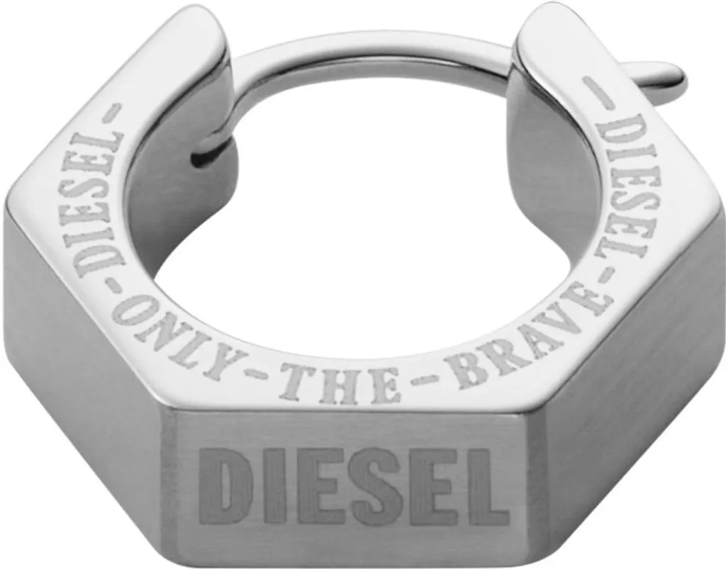 Orecchino Diesel DX1345040 Acciaio: Il Must-Have Streetwear Uomo