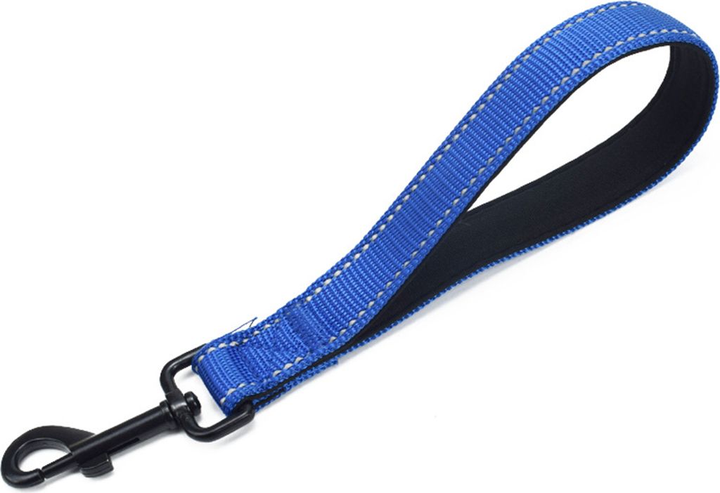 12 Zoll kurze Hundeleine, robuste Verkehrsleinen mit Karabinerhaken, reflektierende Hundeleine aus Nylon mit gepolstertem Griff für große und mit...