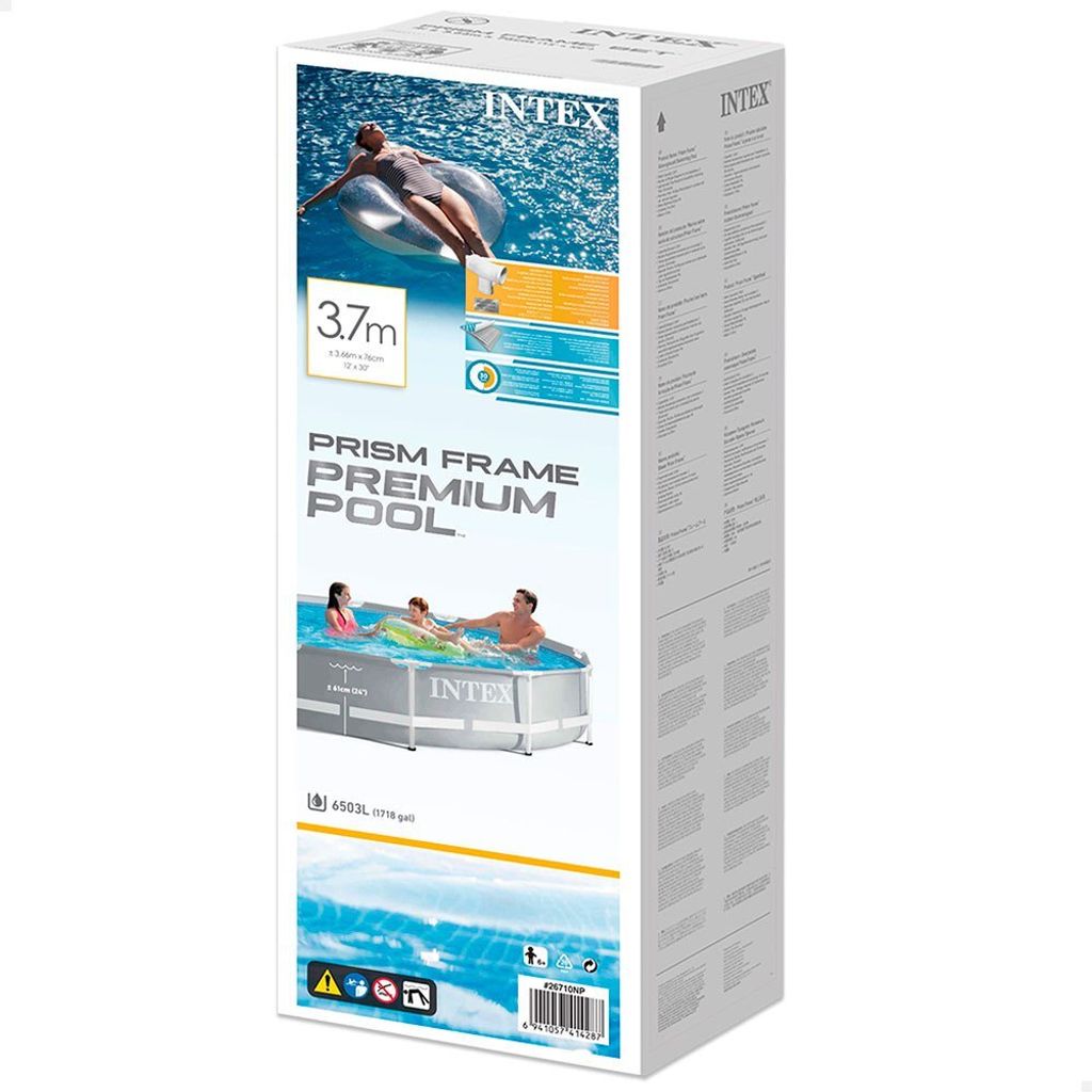 Intex 26710 - Gartenpool Prism 366 x 76 cm Metal Frame Pool Produktbild 12