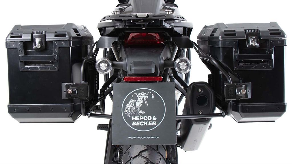 HEPCO & BECKER Xplorer Koffer + Cutout-Träger Harley Davidson Pan America 1250/Special (2021-)