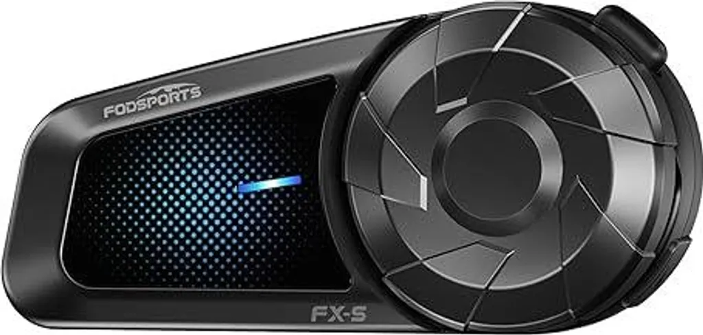 Fodsports FX-S Interfono Moto Bluetooth 5.4 HiFi 1000m Coppia IP67