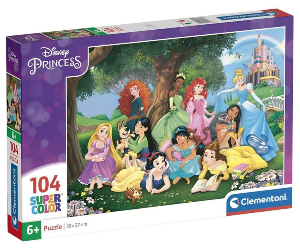 Puzzle s motívom princezien Disney, 104 dielikov Obrázok produktu 