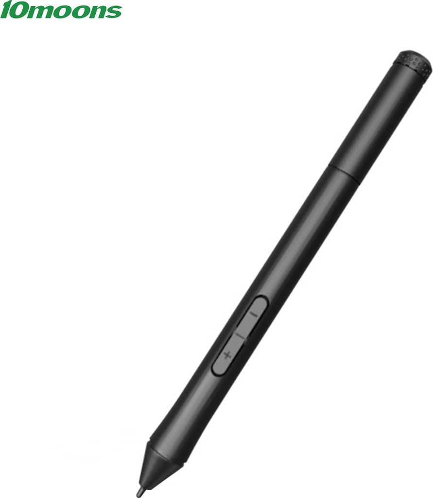 10moons Batterieloser Stylus-Stift mit 8192 Druckstufen und 2 anpassbaren Tasten, kabellos für T503 G10 Grafiktabletts