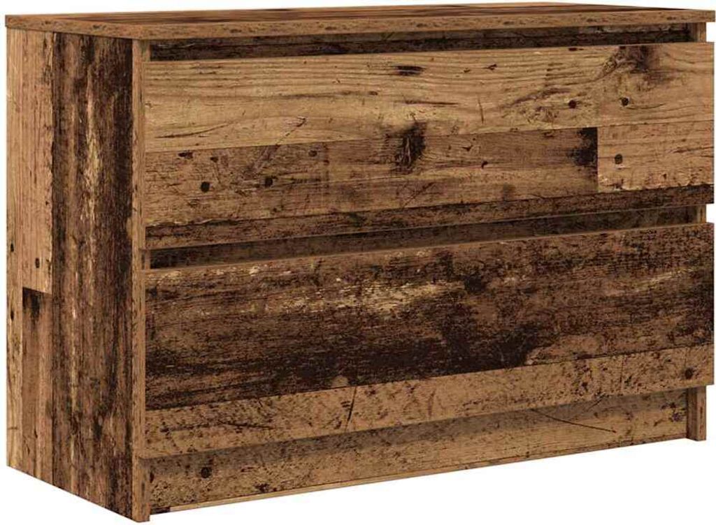 "SALE 2026"TV-Schrank - TV-Regal - Fernsehkommode - Altholz-Optik 80x35x54 cm Holzwerkstoff - TV-Lowboard DE9263623