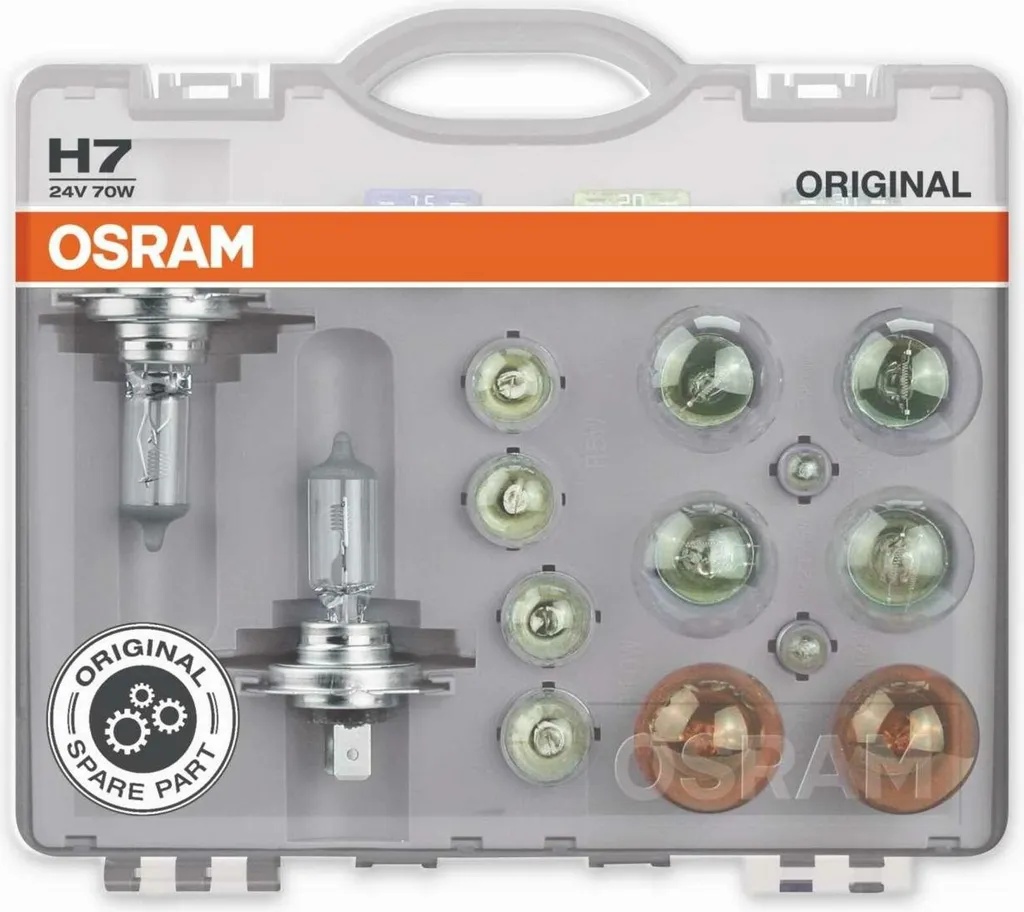 Boîte de secours ampoules H7 24V pour trajet nocturne longue distance