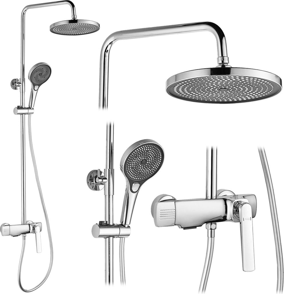 Rea Duschgarnitur Rebel Chrome