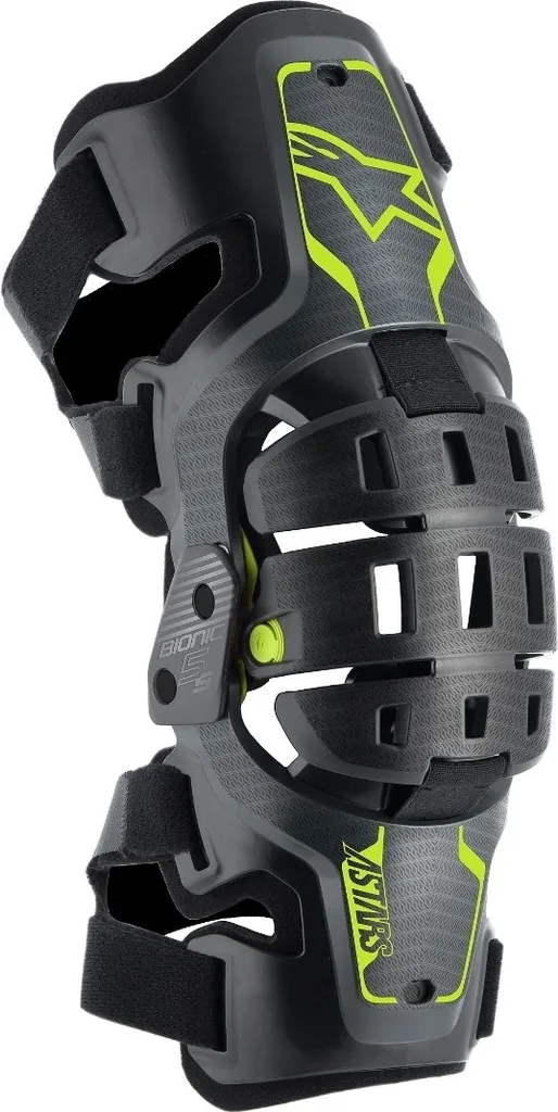 Genouillères Alpinestars Bionic 5S Enfant Set B/R pour Motocross Junior