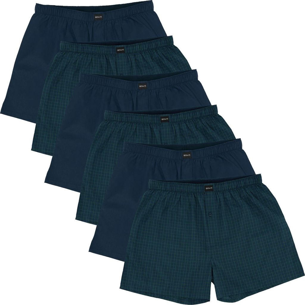 Gomati 6er Pack Herren Boxershorts Webboxer - Navy XL Produktbild 