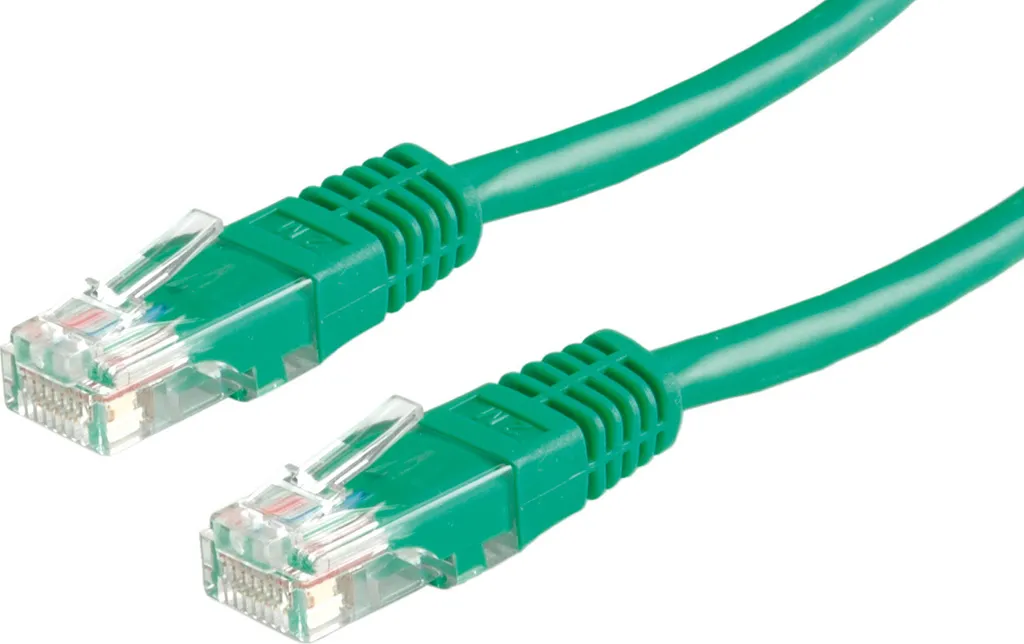 Cavo Patch ROLINE Cat5e UTP 3m Verde - Fornitura IT Alta Qualità