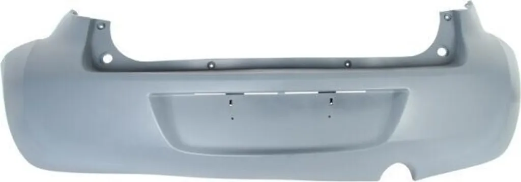 Pare-chocs arrière pour Opel Agila B - Remplacement OE 47 08 358 Noir