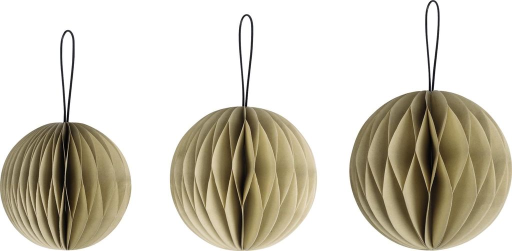 Heyda 204870716 Set di palline a nido d'ape, naturale Immagine del prodotto 
